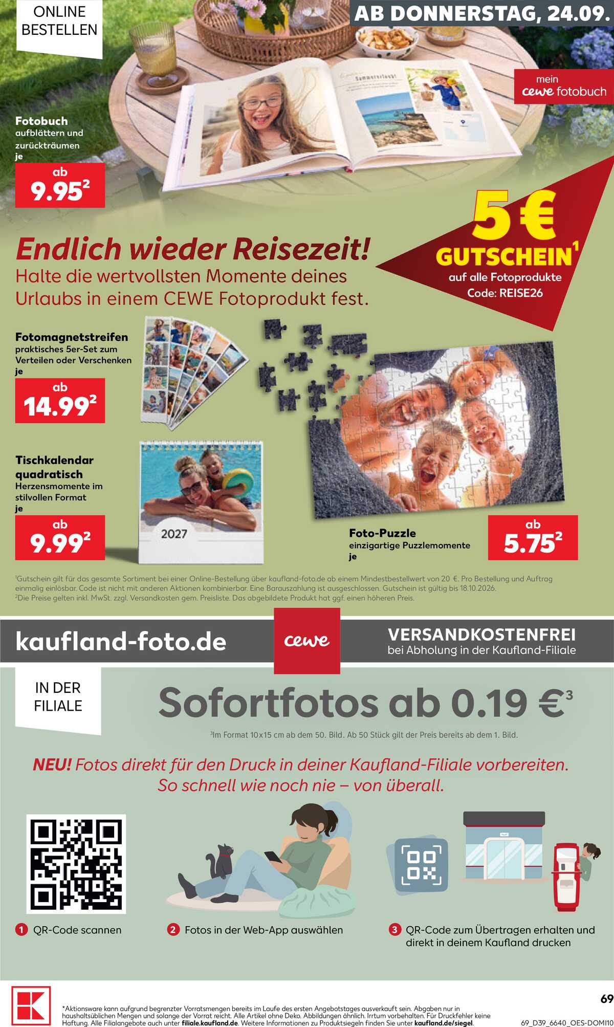 Leták Kaufland Německo 24.9.-30.9.2026 strana 69