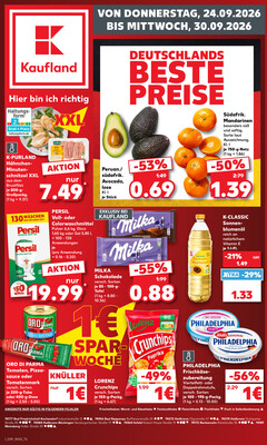 Leták Kaufland Německo 24.9.-30.9.2026
