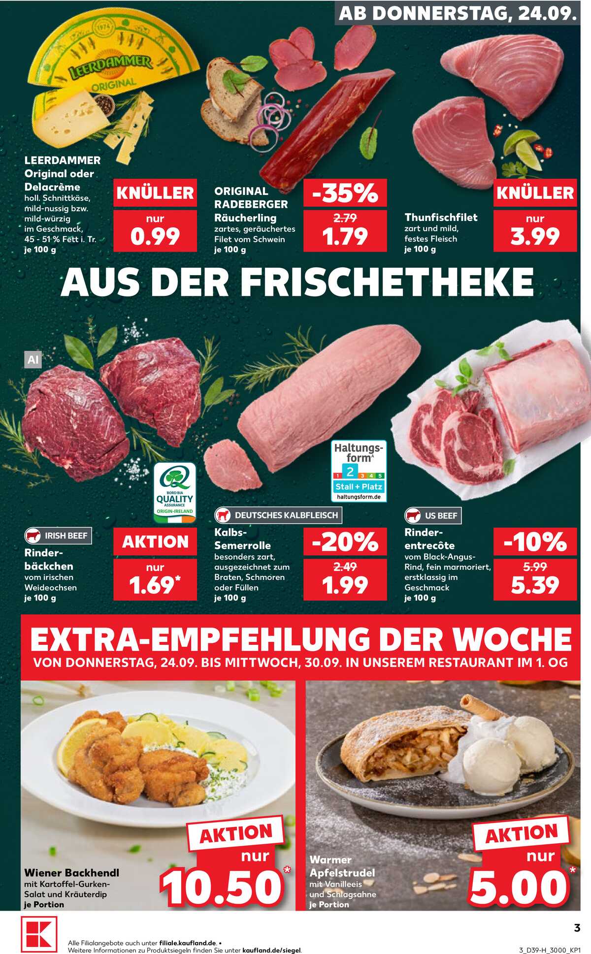 Leták Kaufland Německo 24.9.-30.9.2026 strana 3