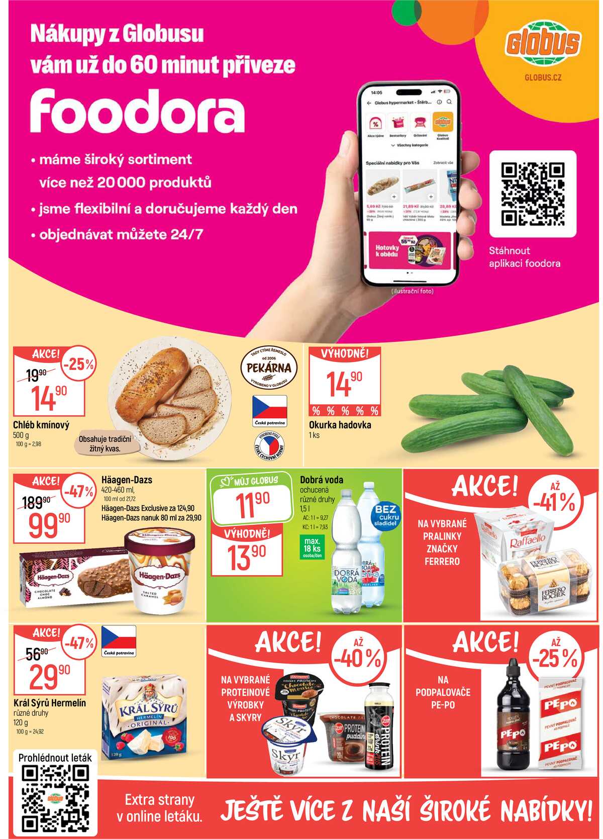 Akční leták Globus 23.9. - 29.9.2026 - Globus Praha - Centrum Černý Most strana 2