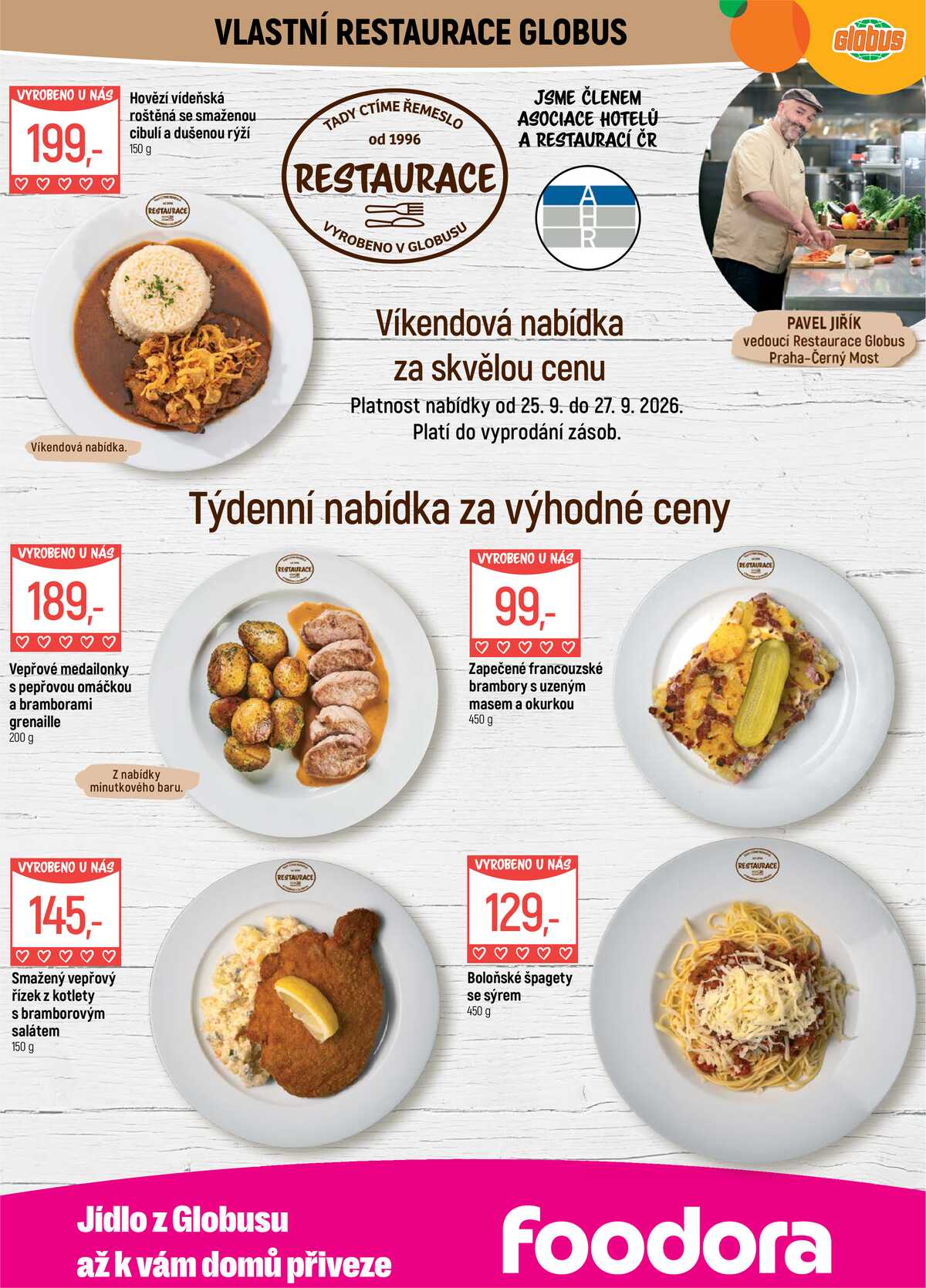 Akční leták Globus 23.9. - 29.9.2026 - Globus Praha - Centrum Černý Most strana 8