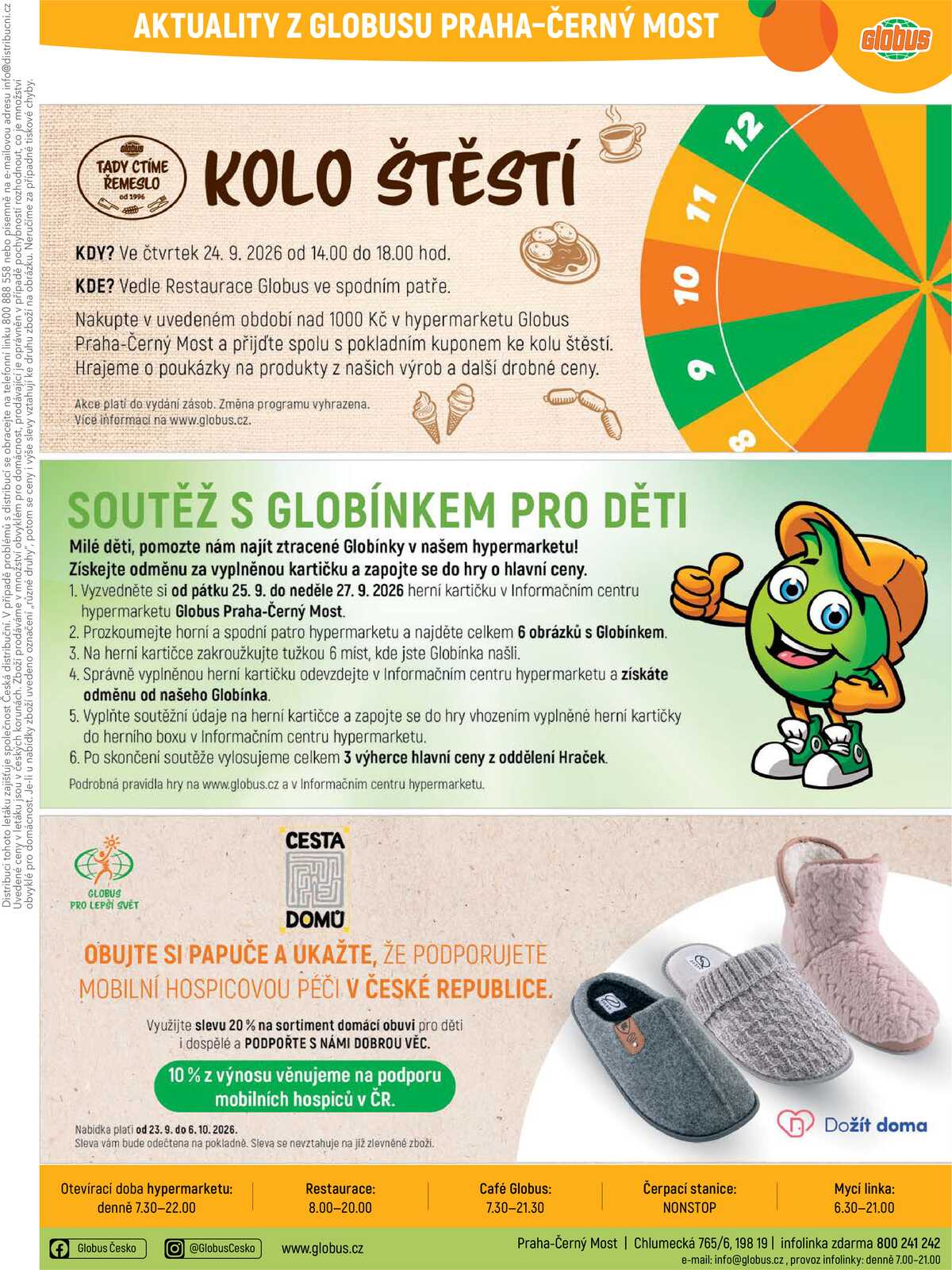 Akční leták Globus 23.9. - 29.9.2026 - Globus Praha - Centrum Černý Most strana 43