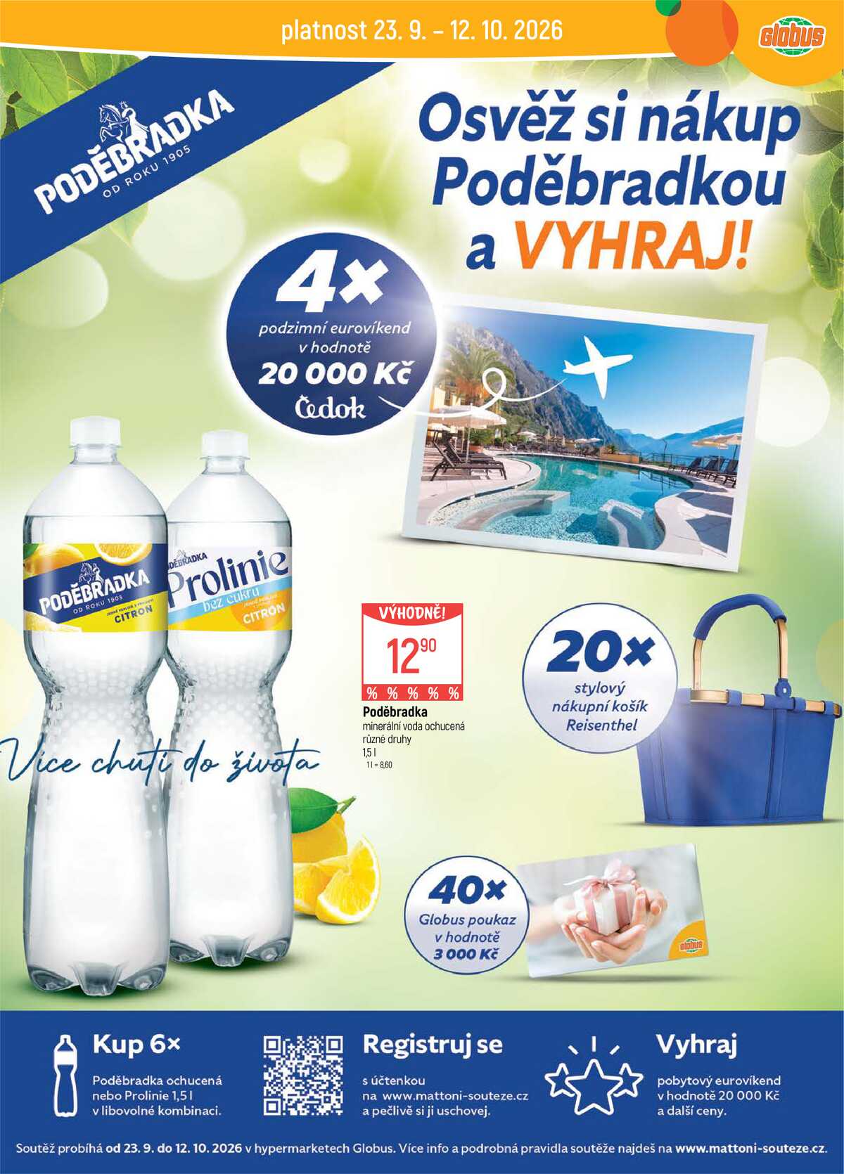 Akční leták Globus 23.9. - 29.9.2026 - Globus Praha - Centrum Černý Most strana 6