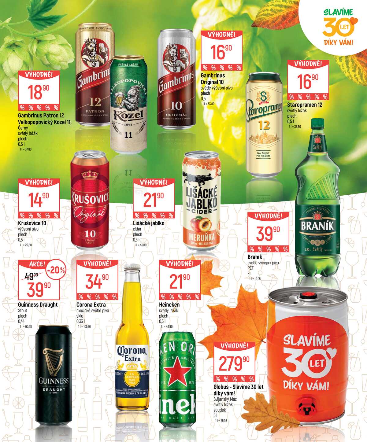 Akční leták Globus 23.9. - 12.10.2026 - Globus Praha - Čakovice strana 9