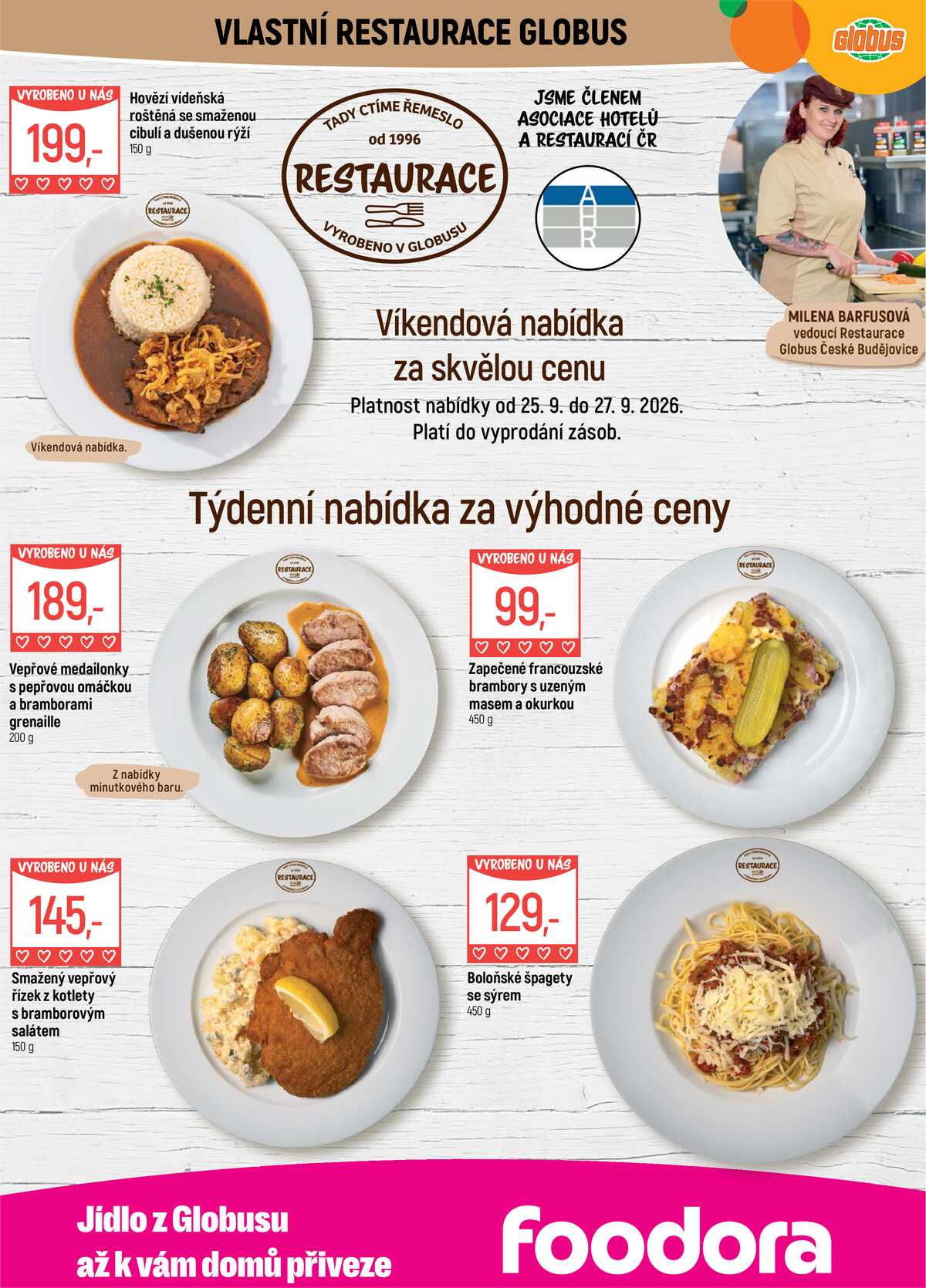 Akční leták Globus 23.9. - 29.9.2026 - Globus České Budějovice strana 8