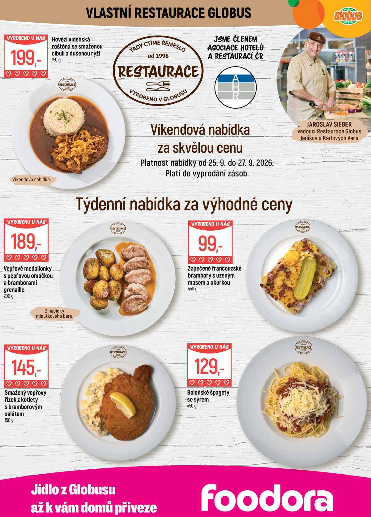 Akční leták Globus 23.9. - 29.9.2026 - Globus Jenišov u Karlových Varů strana 8