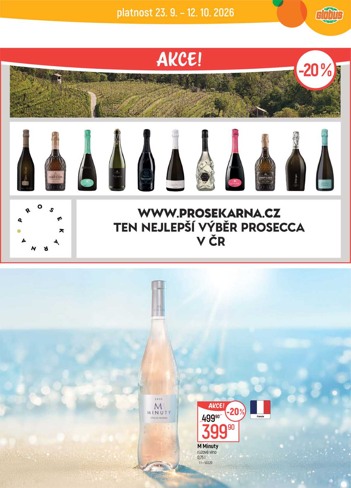 Akční leták Globus 23.9. - 29.9.2026 - Globus Jenišov u Karlových Varů strana 7
