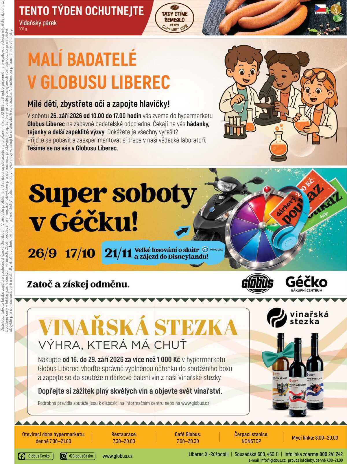 Akční leták Globus 23.9. - 29.9.2026 - Globus Liberec strana 43