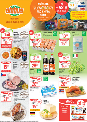 Akční leták Globus 23.9. - 29.9.2026 - Globus Olomouc