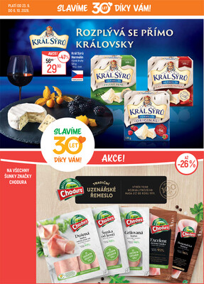 Akční leták Globus 23.9. - 6.10.2026 - Globus Opava