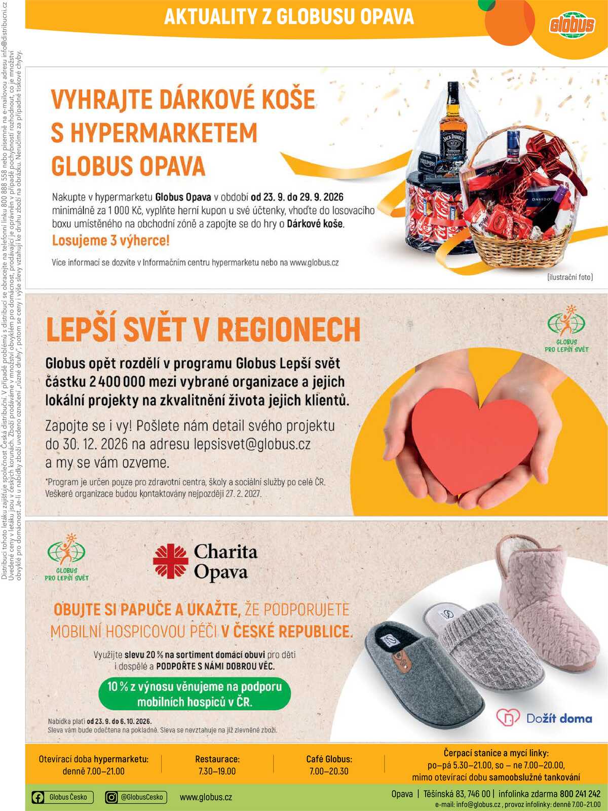 Akční leták Globus 23.9. - 29.9.2026 - Globus Opava strana 43