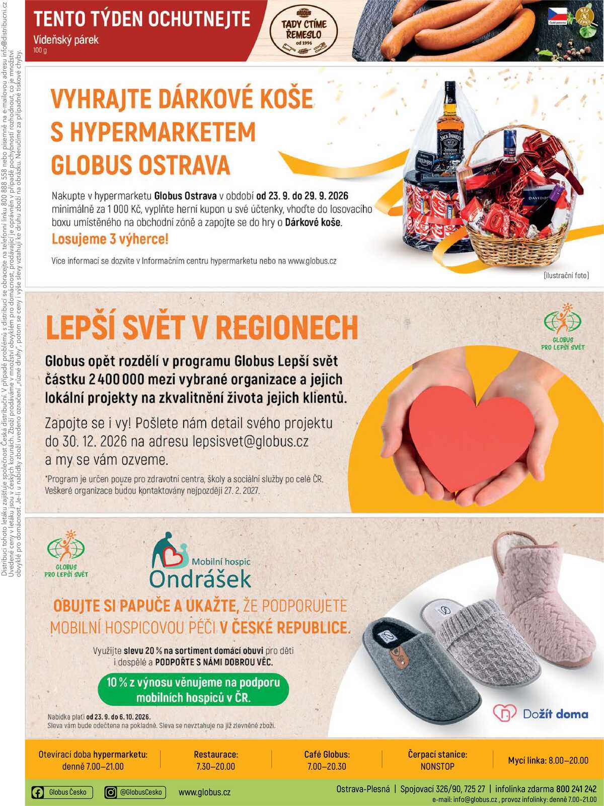 Akční leták Globus 23.9. - 29.9.2026 - Globus Ostrava strana 43