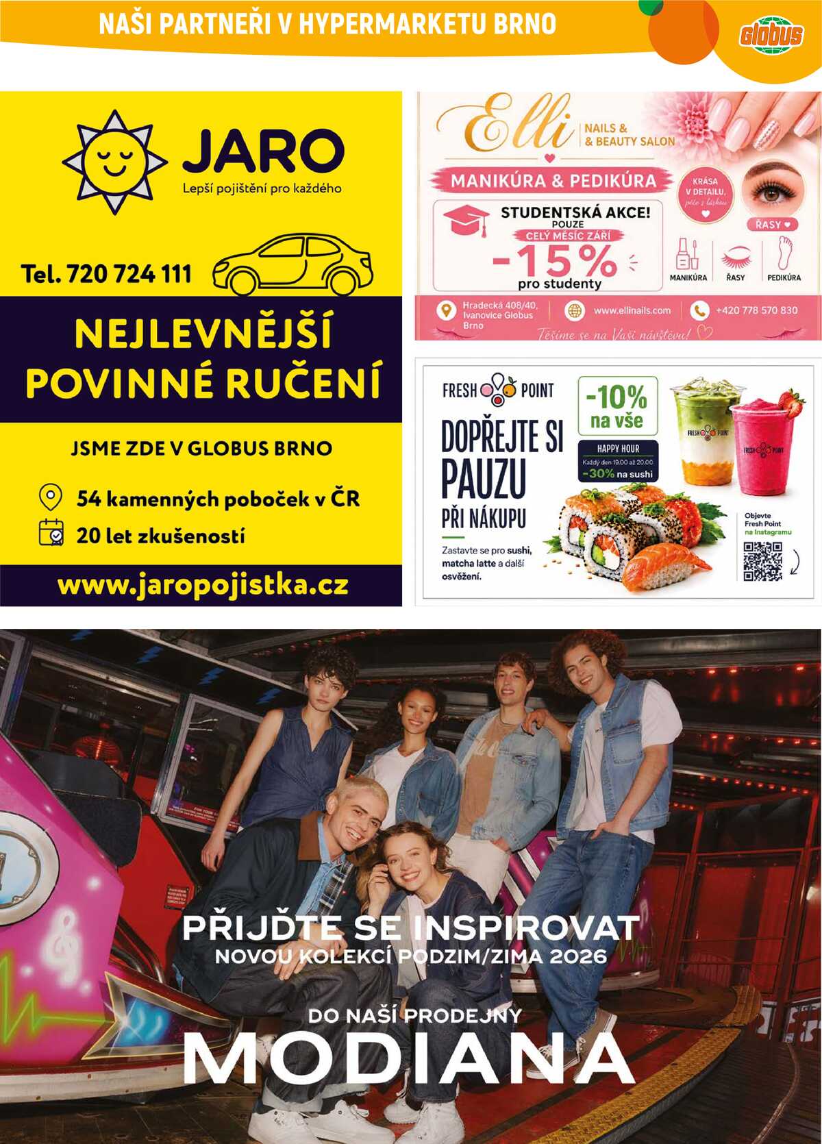 Akční leták Globus 23.9. - 29.9.2026 - Globus Brno Ivanovice strana 44