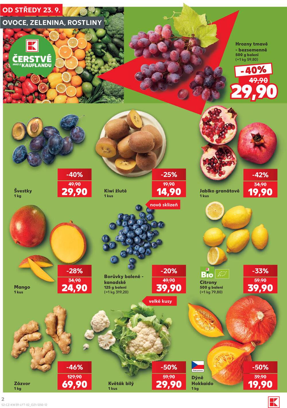 Leták Kaufland - Kaufland 23.9. - 29.9. - Kaufland - Louny - strana 2 Leták Kaufland - Kaufland 23.9. - 29.9. - Kaufland - Louny - strana 2