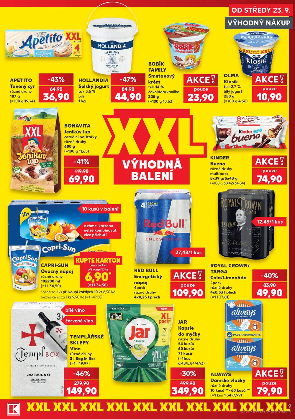 Leták Kaufland - Kaufland 23.9. - 29.9. - Kaufland Praha Čestlice - strana 9 Leták Kaufland - Kaufland 23.9. - 29.9. - Kaufland Praha Čestlice - strana 9