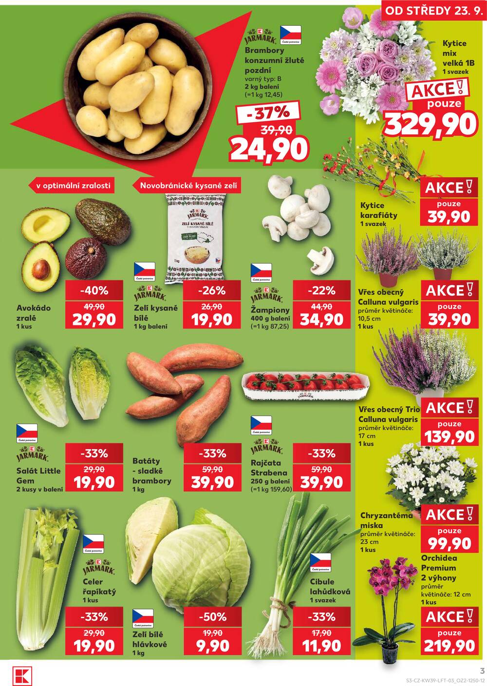 Leták Kaufland - Kaufland 23.9. - 29.9. - Kaufland - Praha 12 (Modřany) - strana 3 Leták Kaufland - Kaufland 23.9. - 29.9. - Kaufland - Praha 12 (Modřany) - strana 3