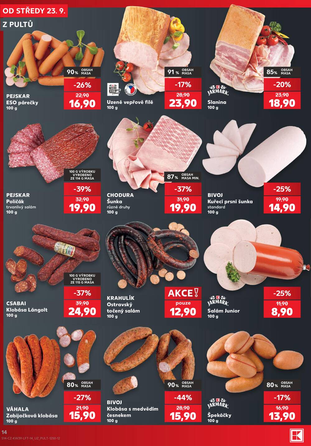 Leták Kaufland - Kaufland 23.9. - 29.9. - Kaufland - Praha 12 (Modřany) - strana 14 Leták Kaufland - Kaufland 23.9. - 29.9. - Kaufland - Praha 12 (Modřany) - strana 14