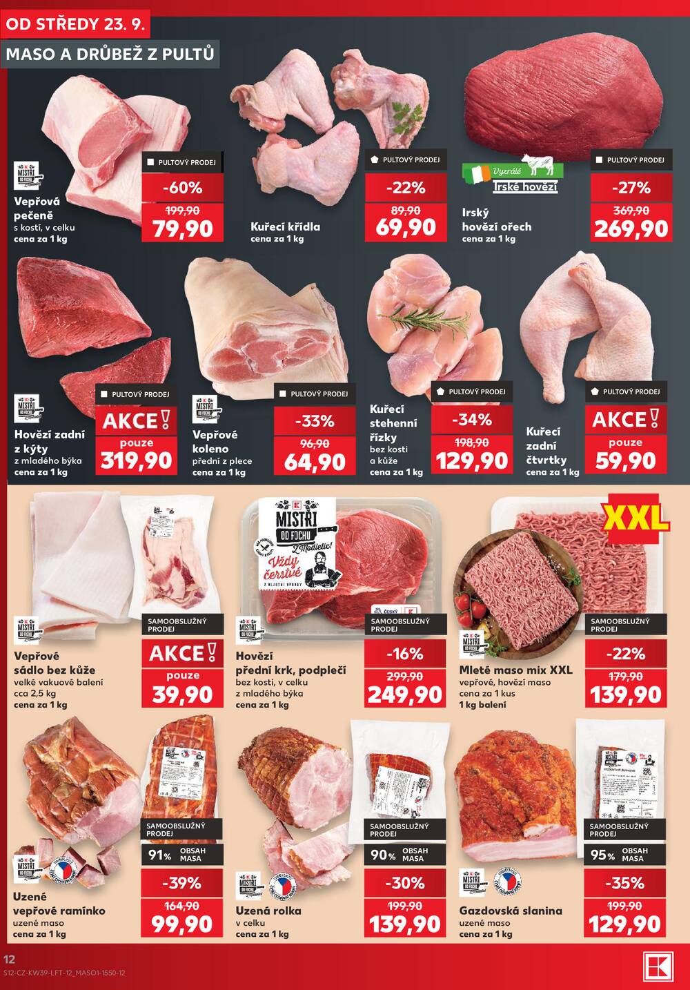 Leták Kaufland - Kaufland 23.9. - 29.9. - Kaufland - Praha 4 (Michle) - strana 12 Leták Kaufland - Kaufland 23.9. - 29.9. - Kaufland - Praha 4 (Michle) - strana 12