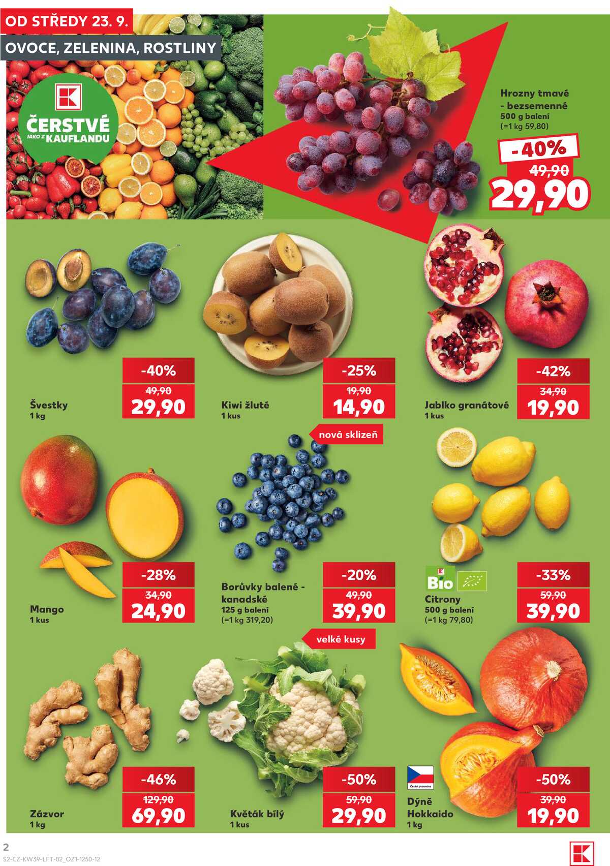 Kaufland 23.9. - 29.9. - Kaufland - Praha 5 (Stodůlky) strana 2