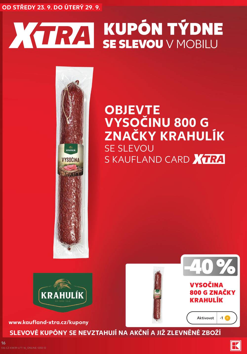 Kaufland 23.9. - 29.9. - Kaufland - Příbram