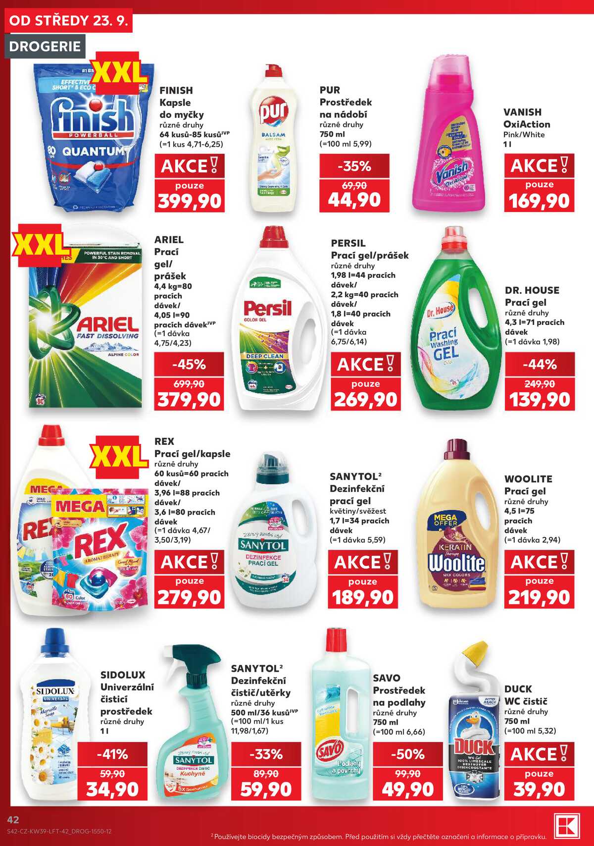 Kaufland 23.9. - 29.9. - Kaufland - Česká Třebová strana 42