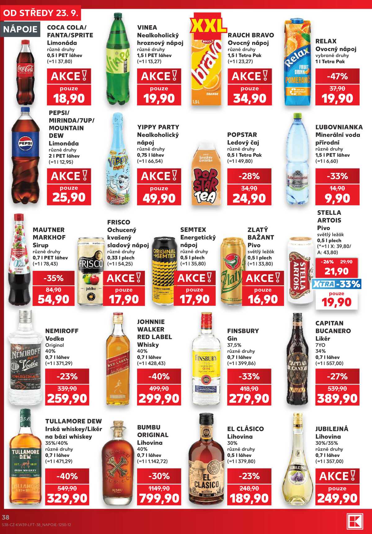 Kaufland 23.9. - 29.9. - Kaufland - Ostrava - Poruba strana 38