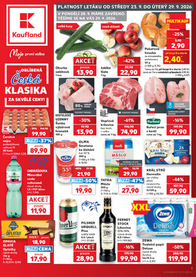 Kaufland 23.9. - 29.9. - Kaufland - Ostrava - Poruba