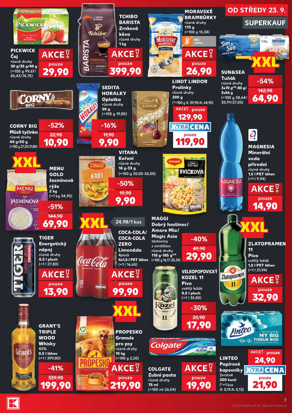 Kaufland 23.9. - 29.9. - Kaufland - Cheb strana 7
