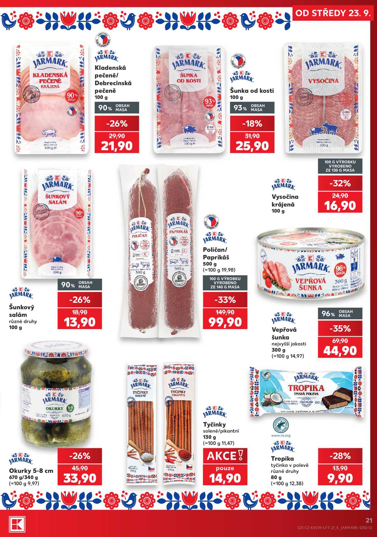 Kaufland 23.9. - 29.9. - Kaufland - Cheb strana 21
