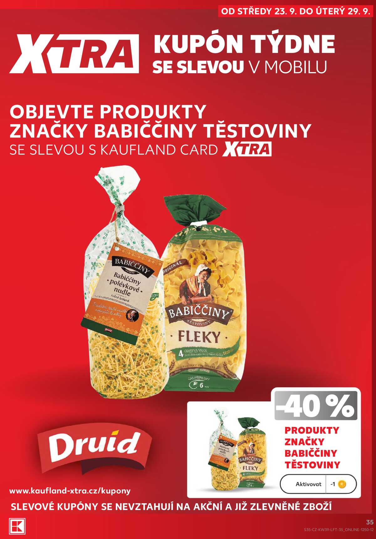 Kaufland 23.9. - 29.9. - Kaufland - Cheb strana 35
