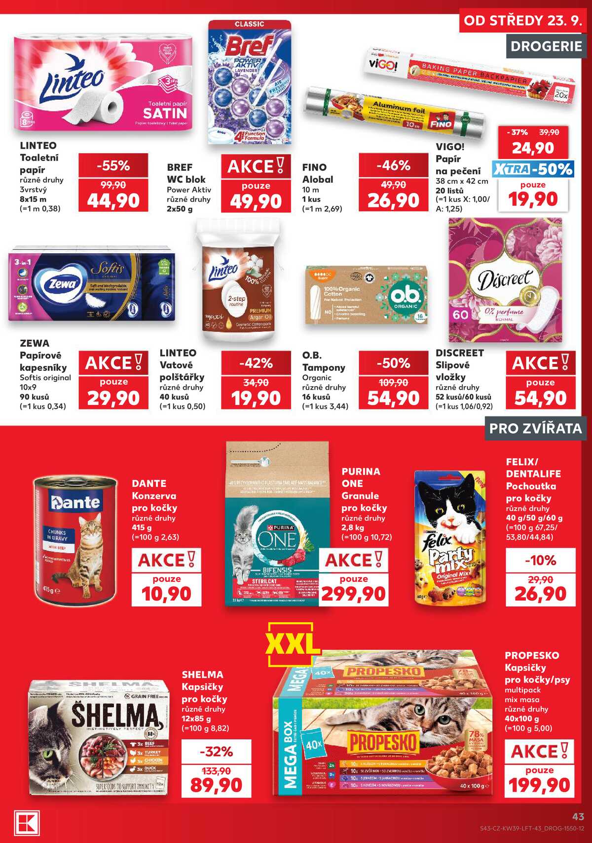 Kaufland 23.9. - 29.9. - Kaufland - Cheb strana 43