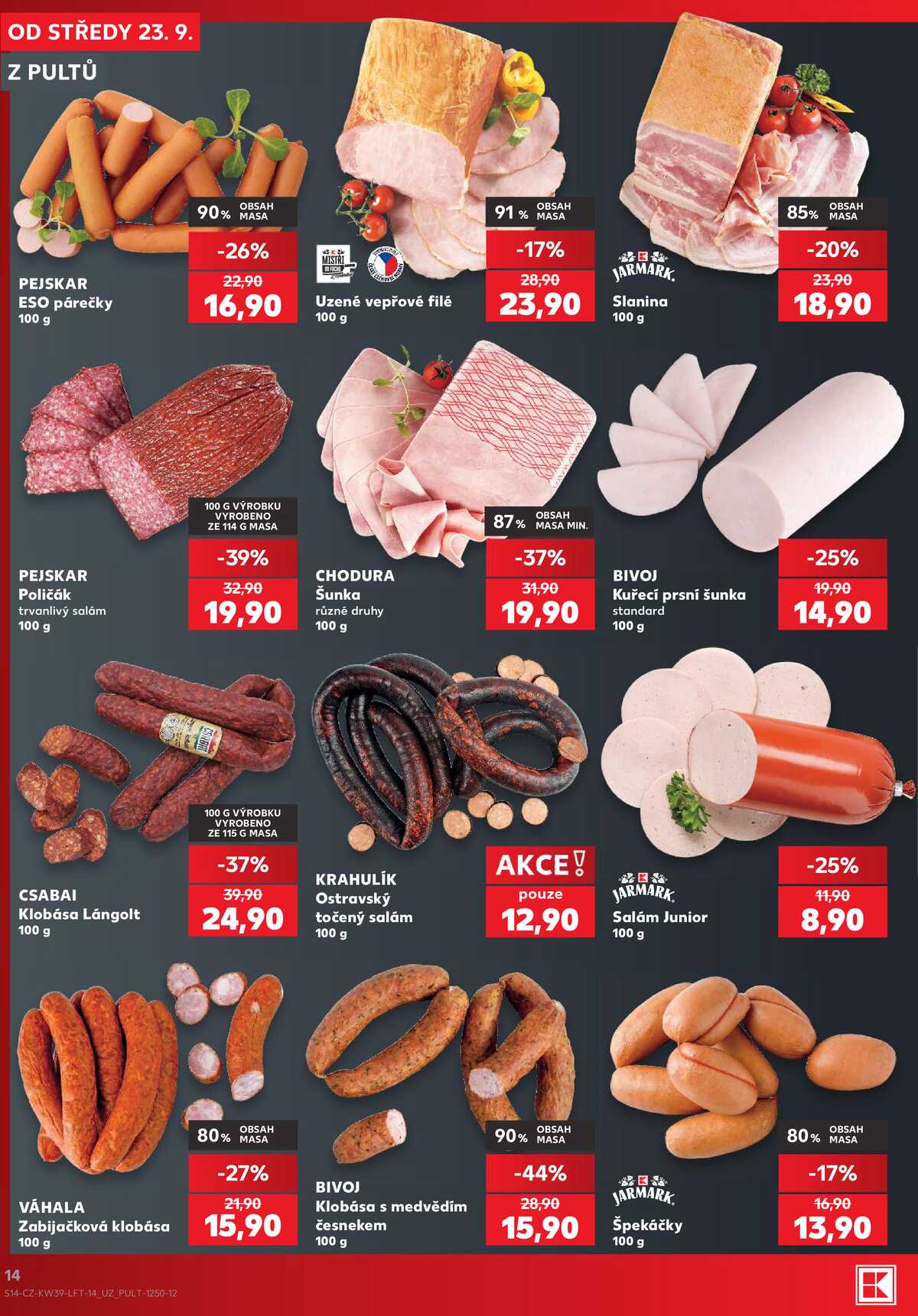 Kaufland 23.9. - 29.9. - Kaufland - Marianské Lázně strana 14