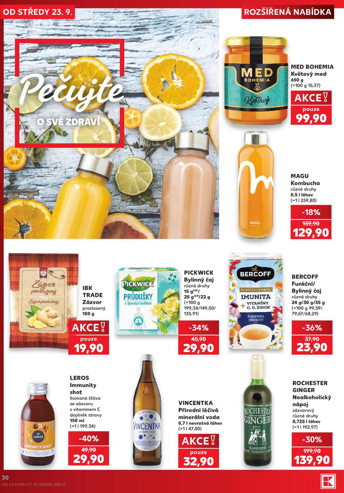 Kaufland 23.9. - 29.9. - Kaufland - Marianské Lázně strana 30