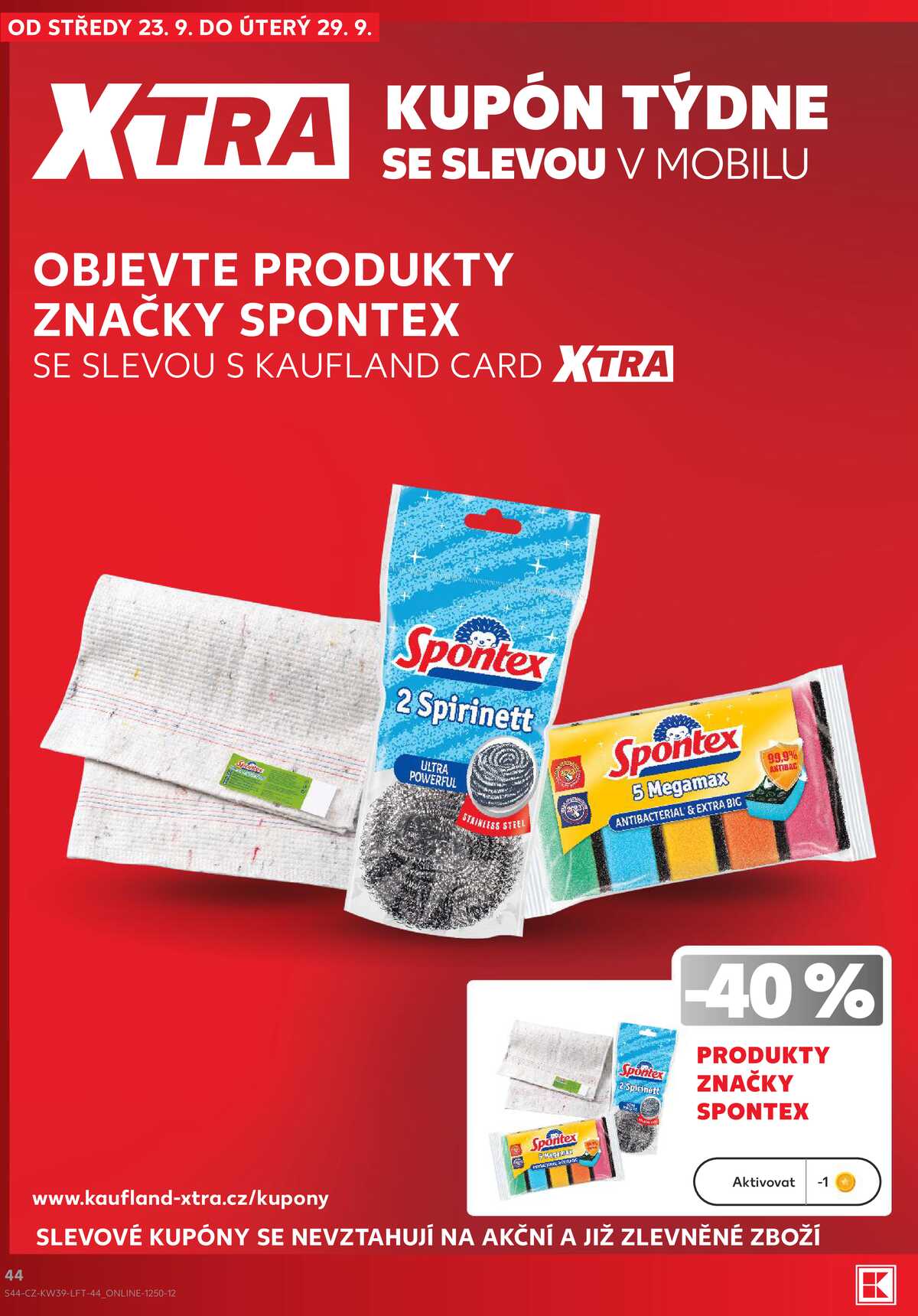 Kaufland 23.9. - 29.9. - Kaufland - Kladno strana 44