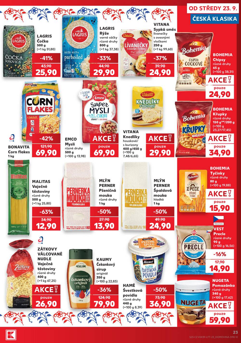 Kaufland 23.9. - 29.9. - Kaufland - Kolín