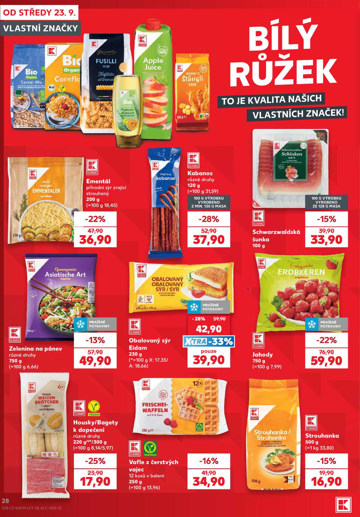 Kaufland 23.9. - 29.9. - Kaufland - Otrokovice strana 28