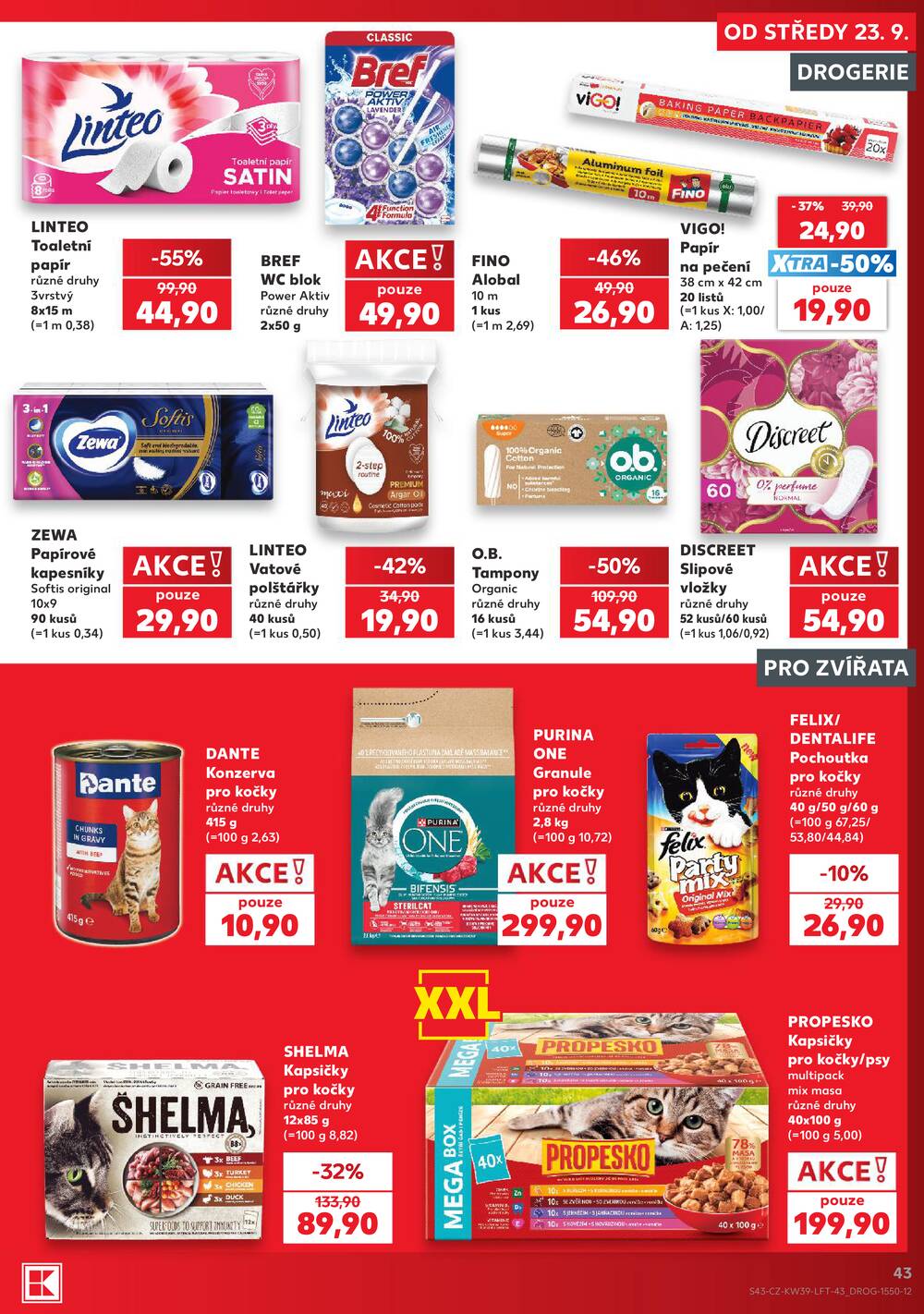 Kaufland 23.9. - 29.9. - Kaufland - Zábřeh na Moravě