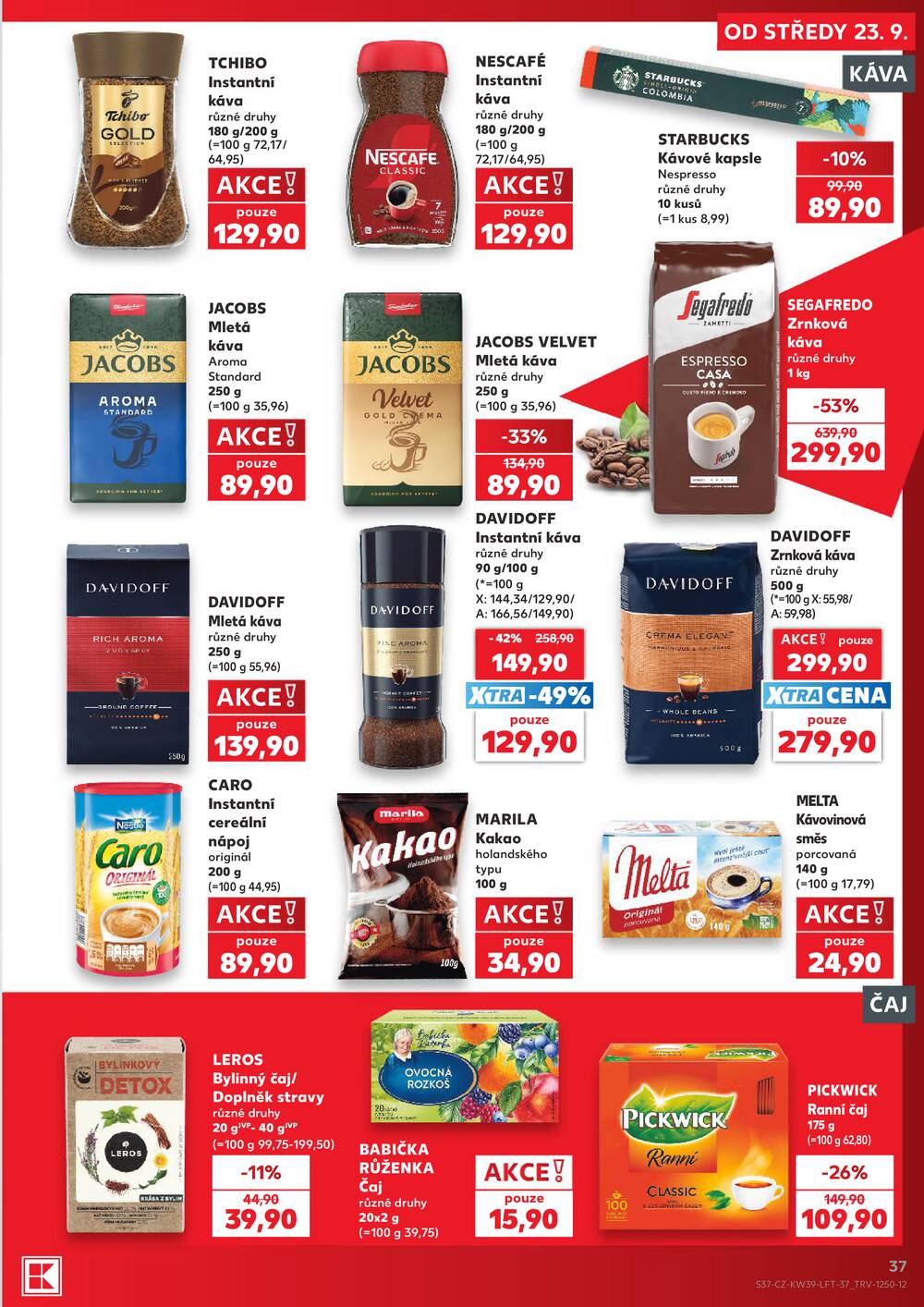 Kaufland 23.9. - 29.9. - Kaufland - Plzeň (Lochotínská)
