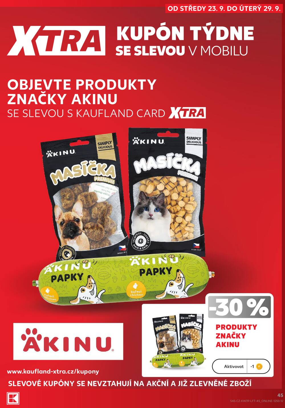 Kaufland 23.9. - 29.9. - Kaufland - Plzeň (Lochotínská)