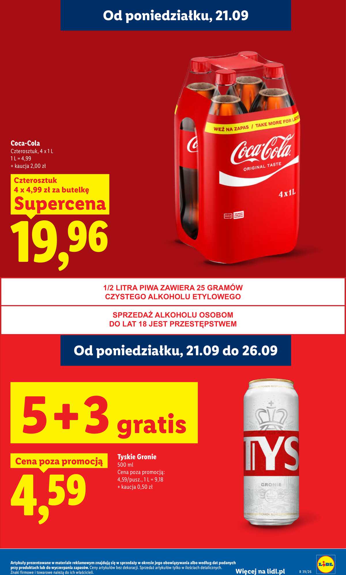 Leták Lidl Polsko 21.9.-23.9.2026 - Leták platí od 21. 9. do 23. 9. strana 25