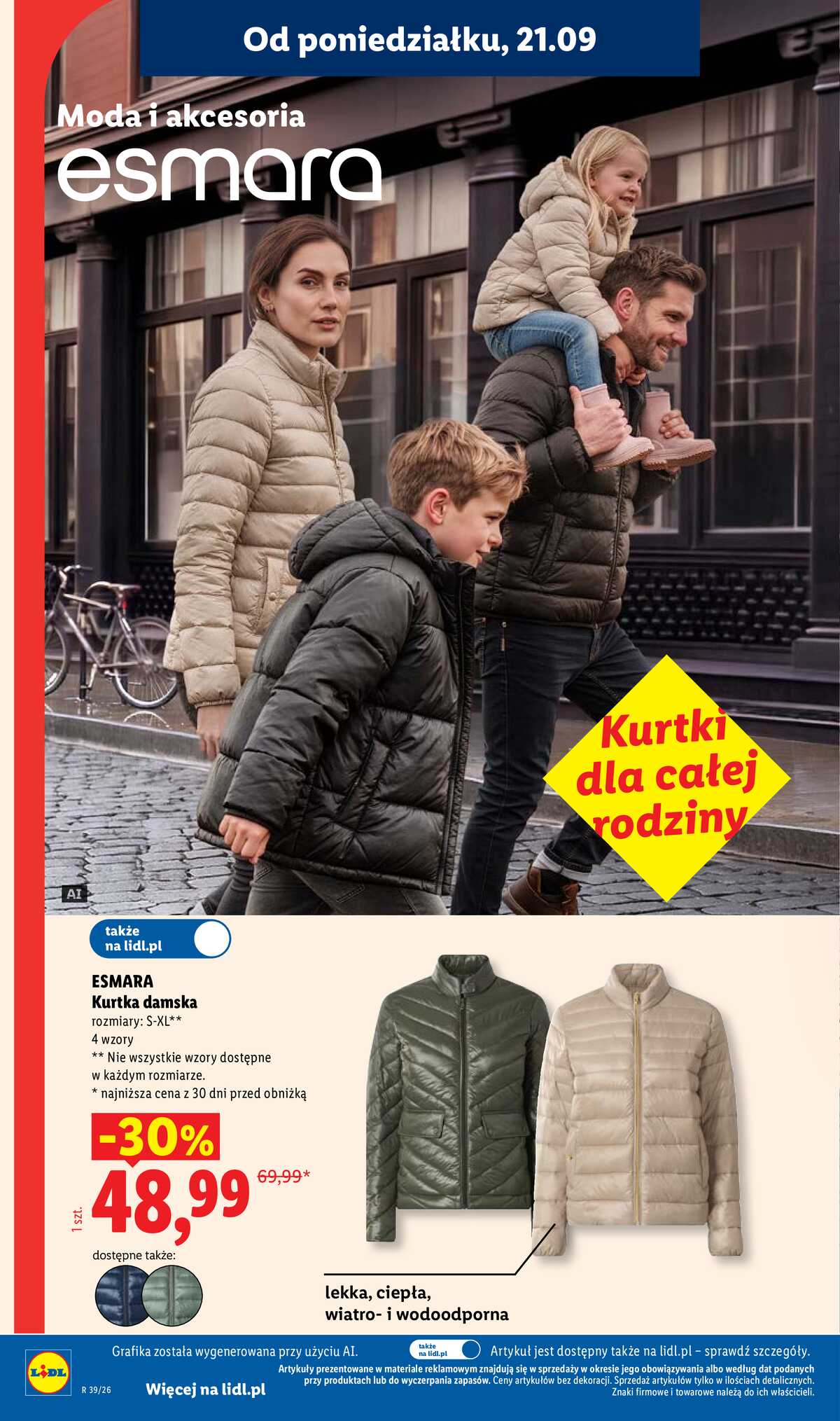 Leták Lidl Polsko 21.9.-23.9.2026 - Leták platí od 21. 9. do 23. 9. strana 28