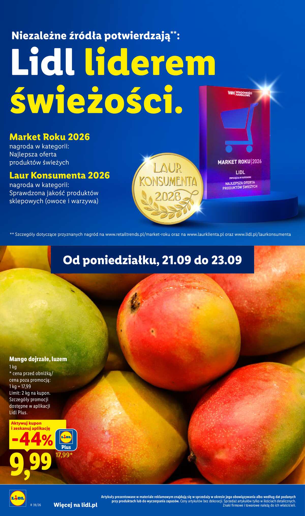 Leták Lidl Polsko 21.9.-23.9.2026 - Leták platí od 21. 9. do 23. 9. strana 32