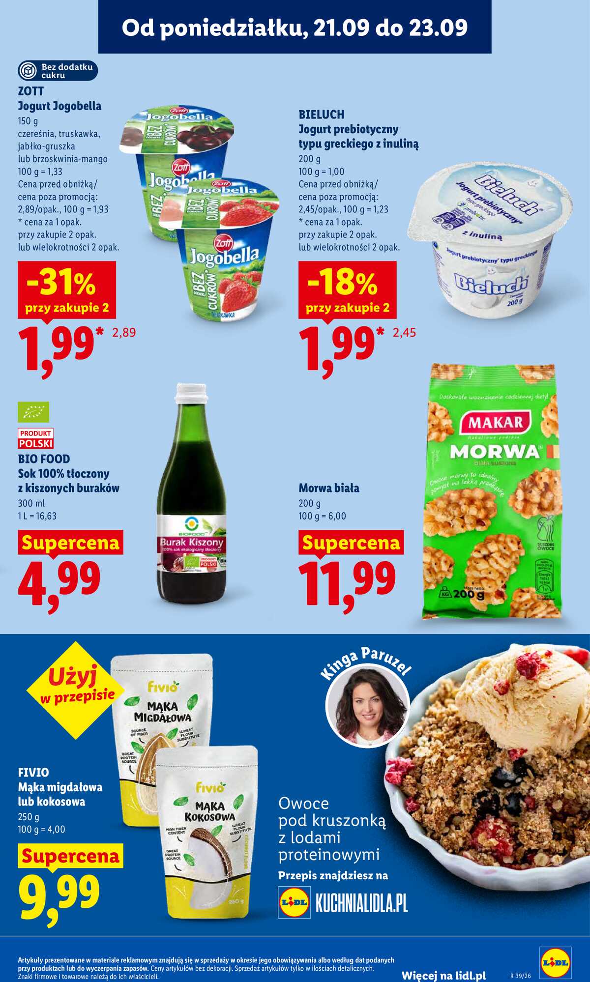 Leták Lidl Polsko 21.9.-23.9.2026 - Leták platí od 21. 9. do 23. 9. strana 59