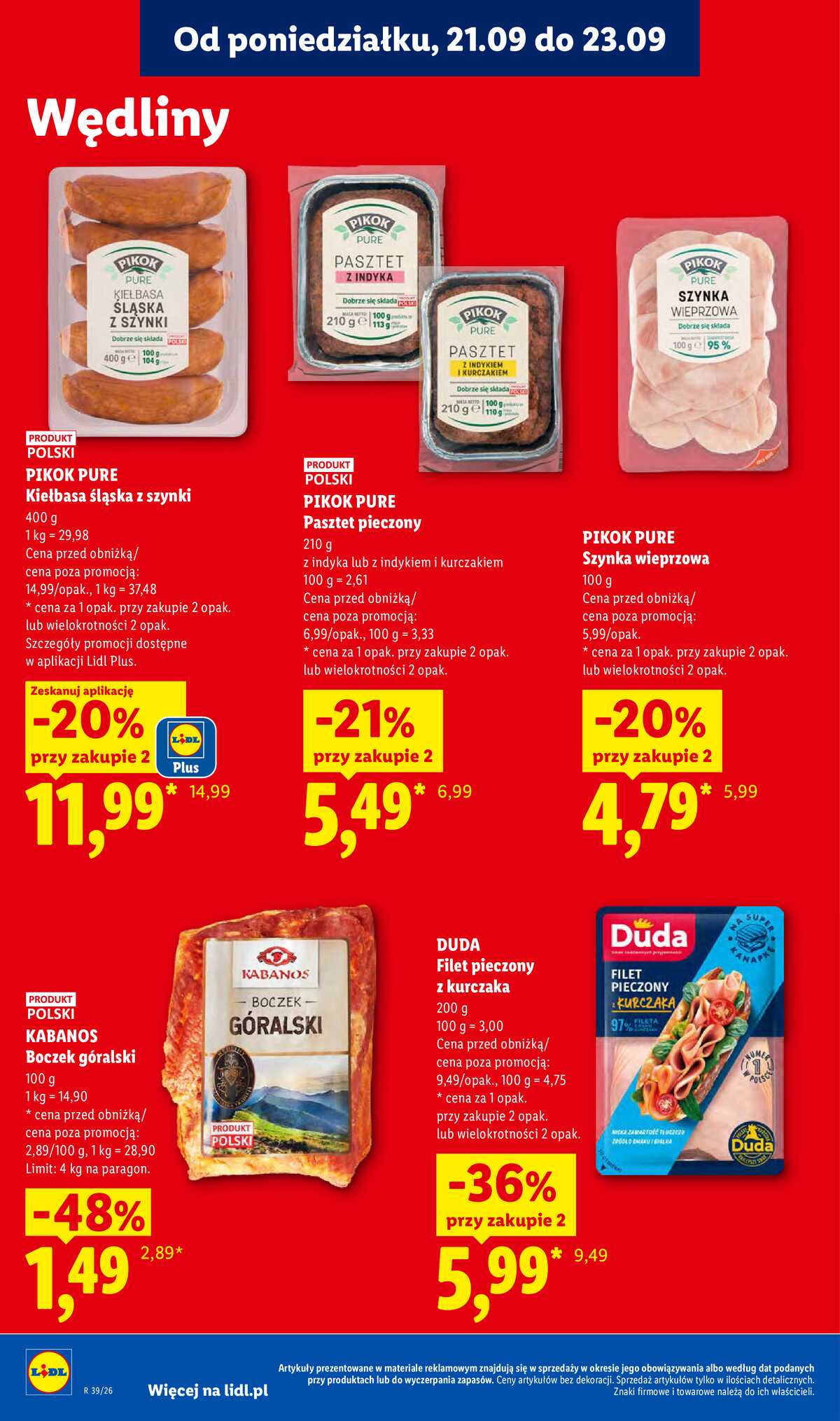 Leták Lidl Polsko 21.9.-23.9.2026 - Leták platí od 21. 9. do 23. 9. strana 64