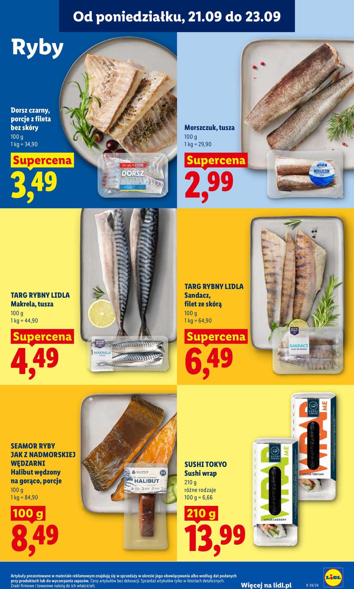 Leták Lidl Polsko 21.9.-23.9.2026 - Leták platí od 21. 9. do 23. 9. strana 65