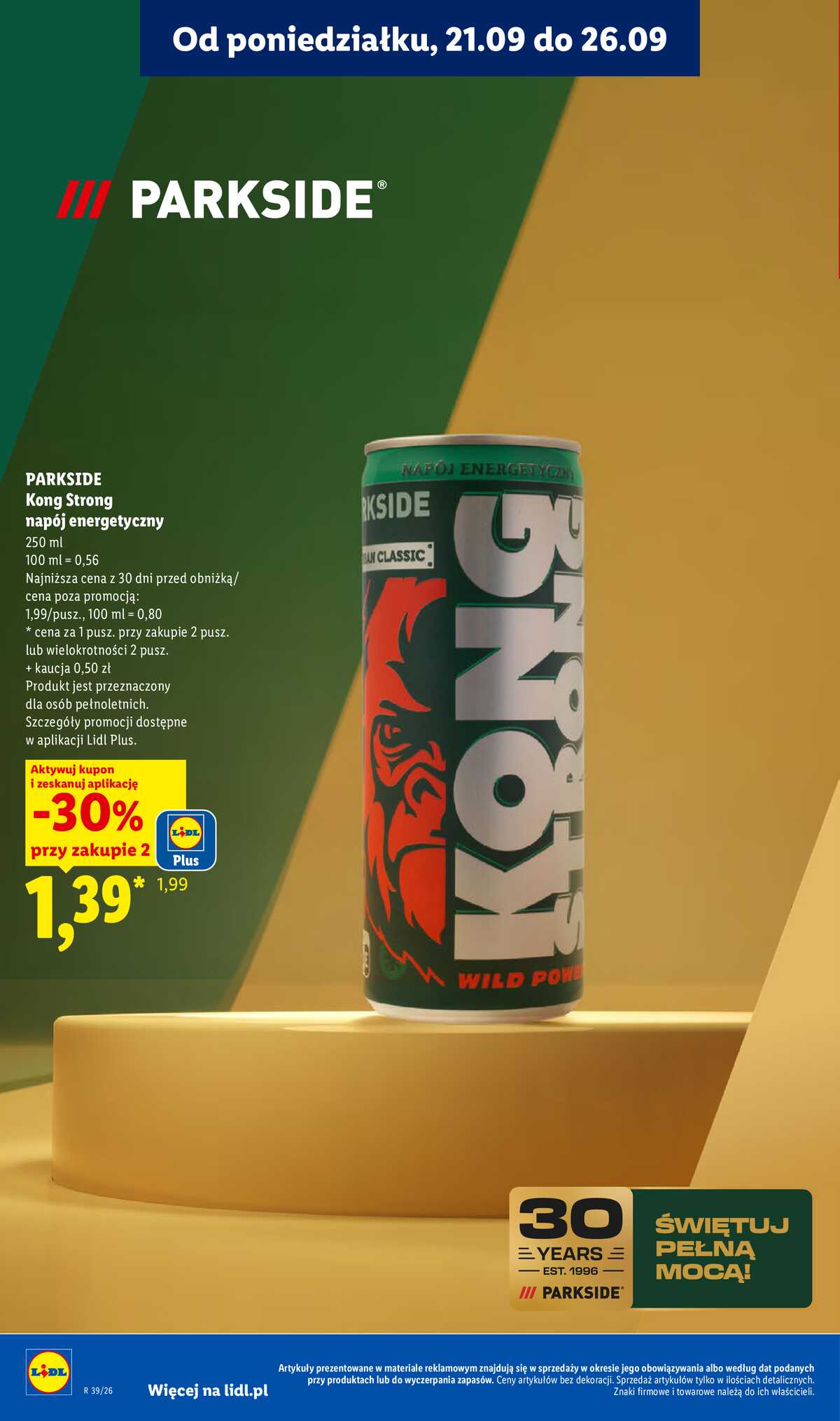 Leták Lidl Polsko 21.9.-23.9.2026 - Leták platí od 21. 9. do 23. 9. strana 82