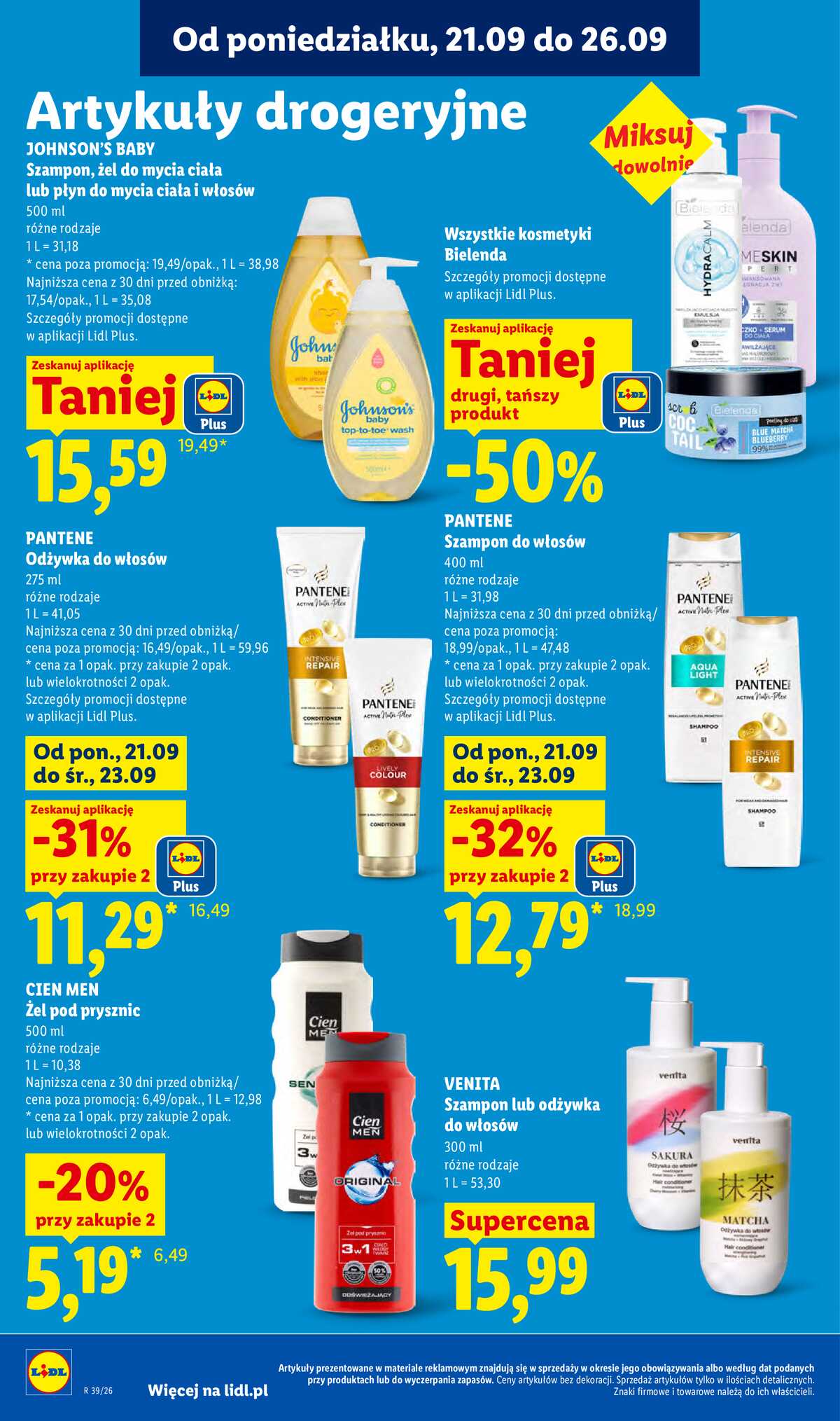 Leták Lidl Polsko 21.9.-23.9.2026 - Leták platí od 21. 9. do 23. 9. strana 94