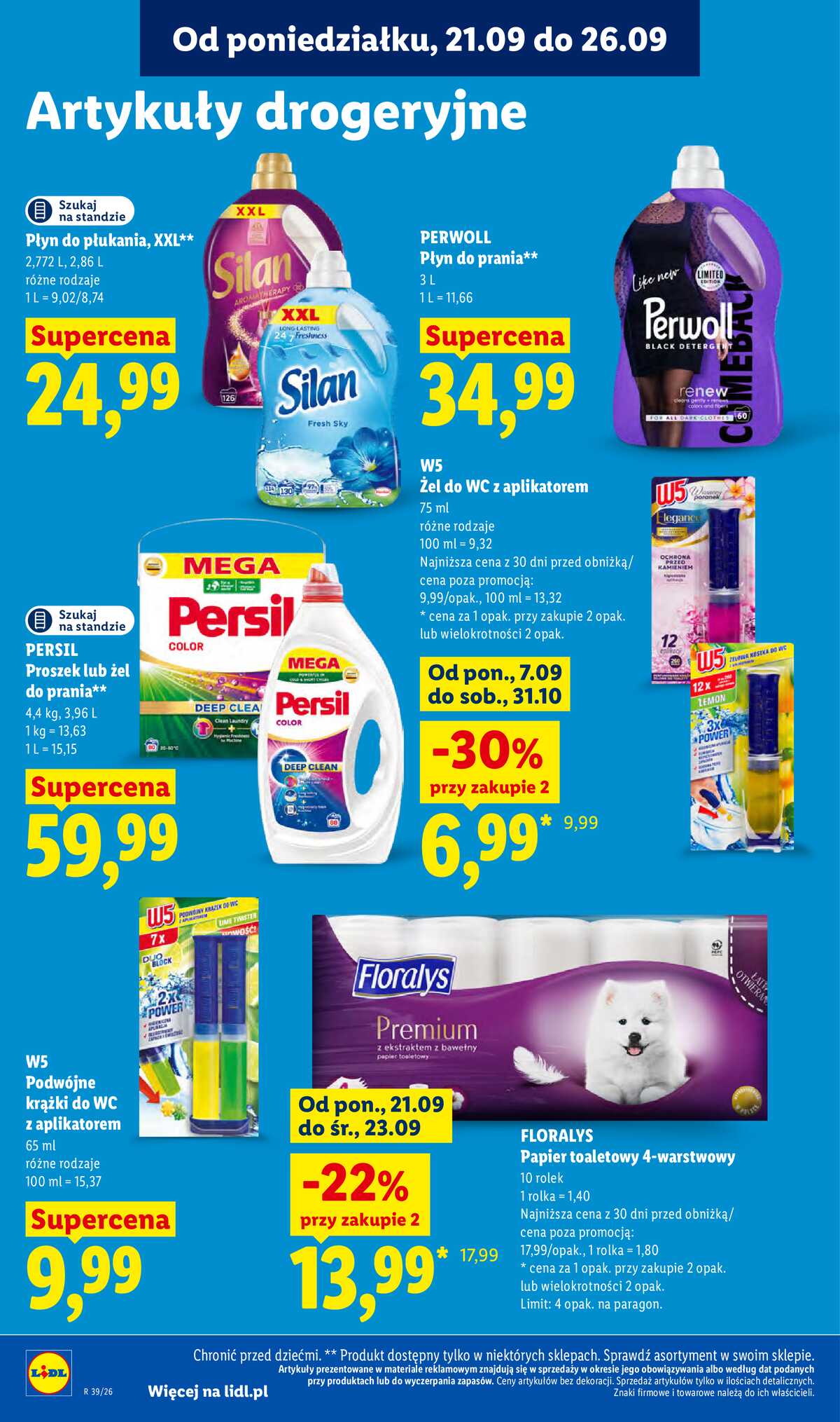 Leták Lidl Polsko 21.9.-23.9.2026 - Leták platí od 21. 9. do 23. 9. strana 96