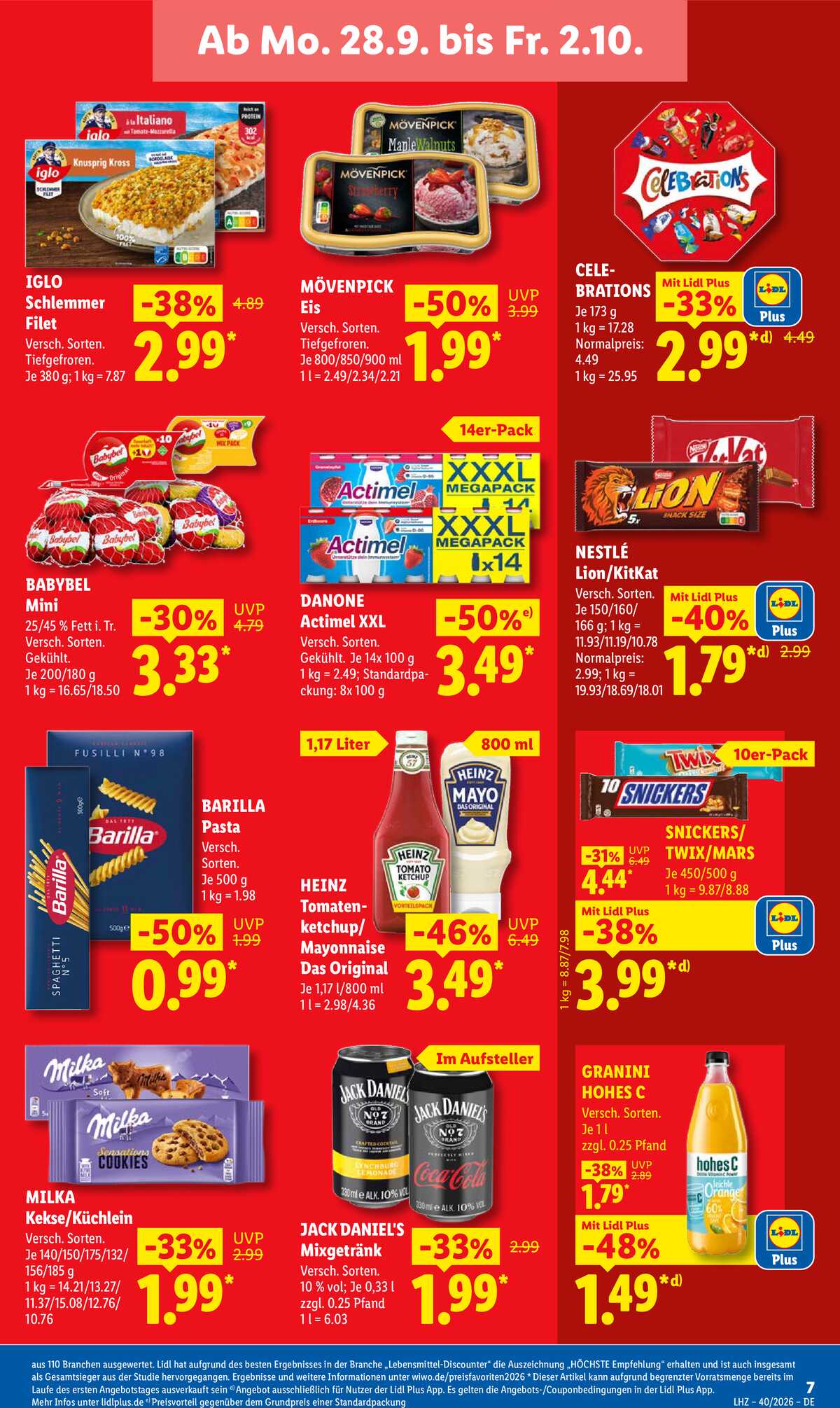 Leták Lidl Německo 28.9.-3.10.2026 strana 13