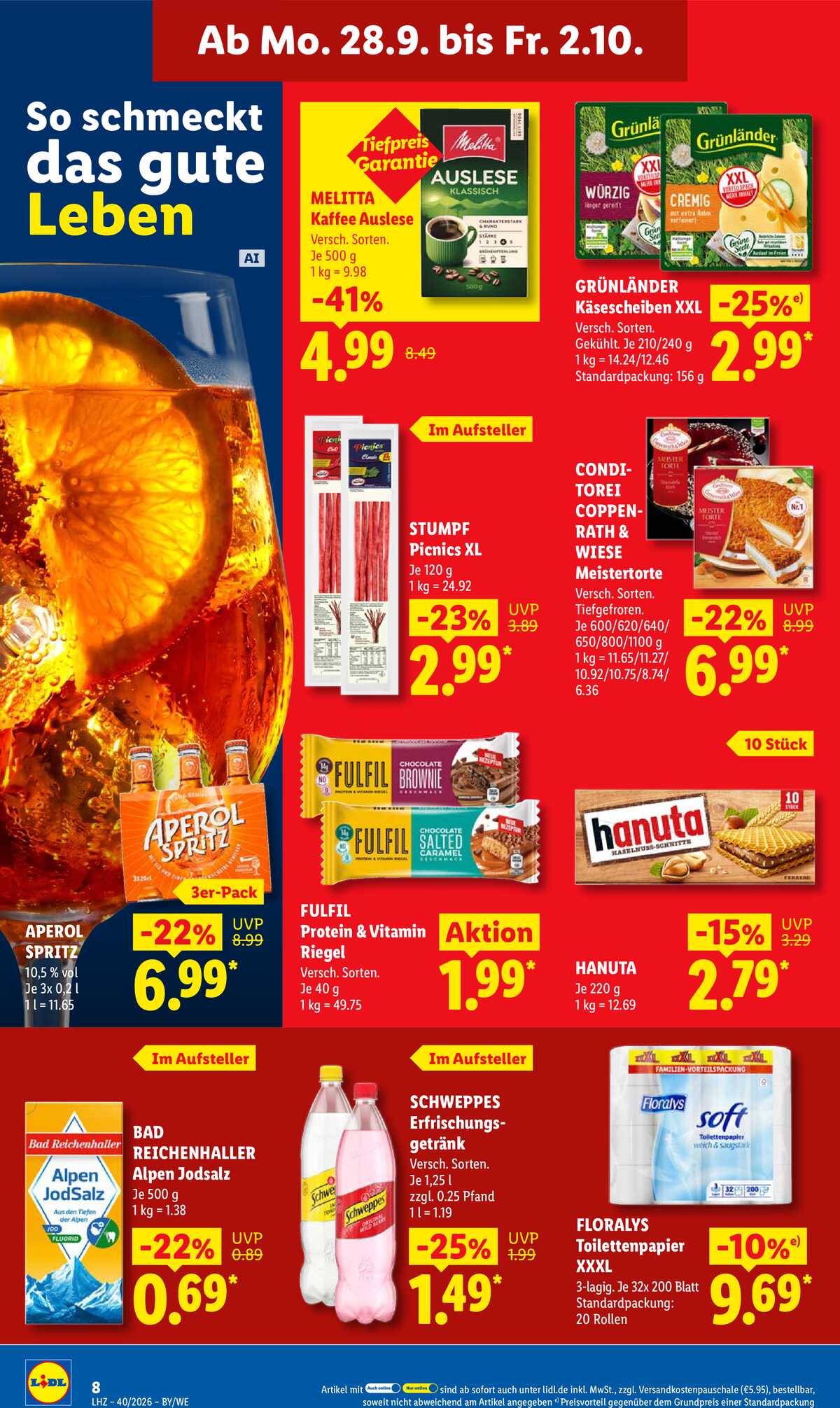 Leták Lidl Německo 28.9.-3.10.2026 strana 14
